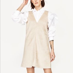 NWT Zara Suede Effect Dress